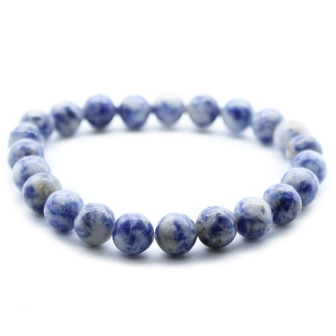 Bracelet Sodalite – Intuition & Clarté en sodalite sur fond doux Brillanceleste - vue 6