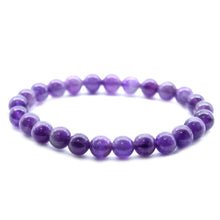 Bracelet Améthyste – Sérénité Intérieure en améthyste sur fond doux Brillanceleste - vue 4