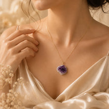 Raw Amethyst Necklace