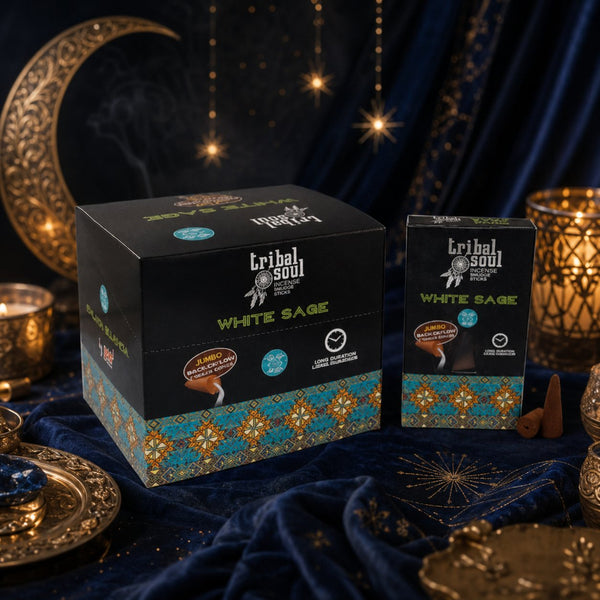 Cônes encens backflow sauge blanche Brillanceleste pour rituel de purification